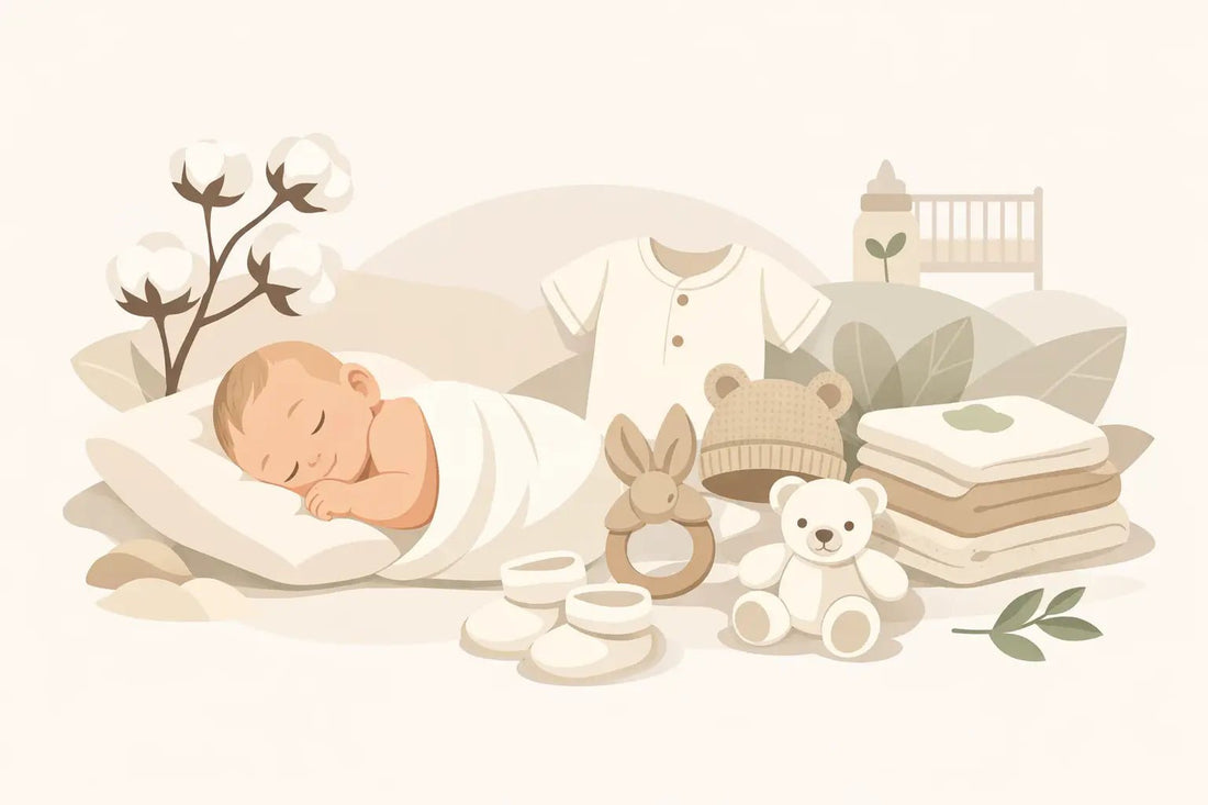 Органични памучни продукти за новородено - BloomNest