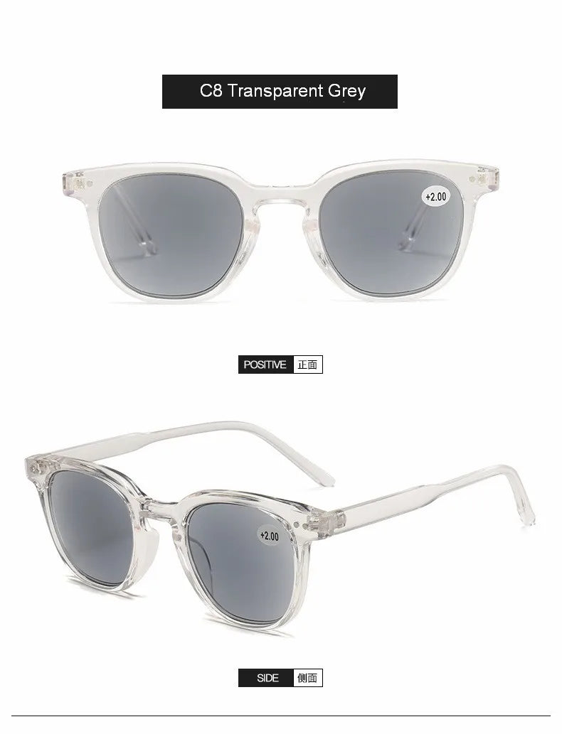 2025 Reading Sun Glasses For Women Men Classic Frame Outdoors Sunglasses Readers Presbyopia Eyeglasses +1.0~+4.0