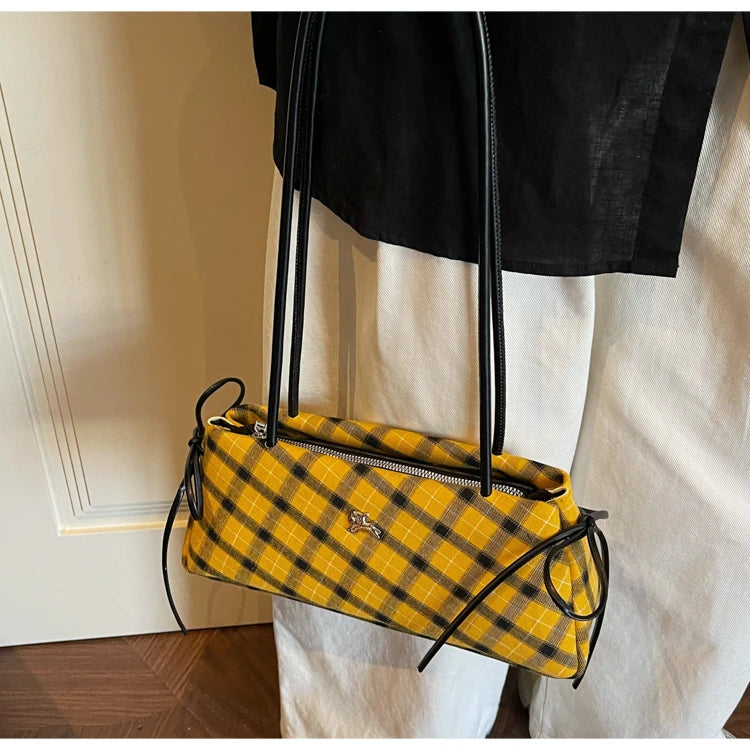 New Retro American Style Crossbody Bag Women's Handbag Fashionable Handheld Bag Casual Single Shoulder Bag Simple Style Handbag