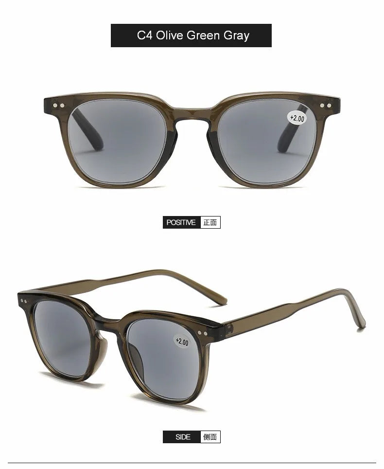 2025 Reading Sun Glasses For Women Men Classic Frame Outdoors Sunglasses Readers Presbyopia Eyeglasses +1.0~+4.0