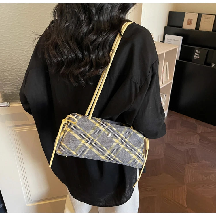New Retro American Style Crossbody Bag Women's Handbag Fashionable Handheld Bag Casual Single Shoulder Bag Simple Style Handbag
