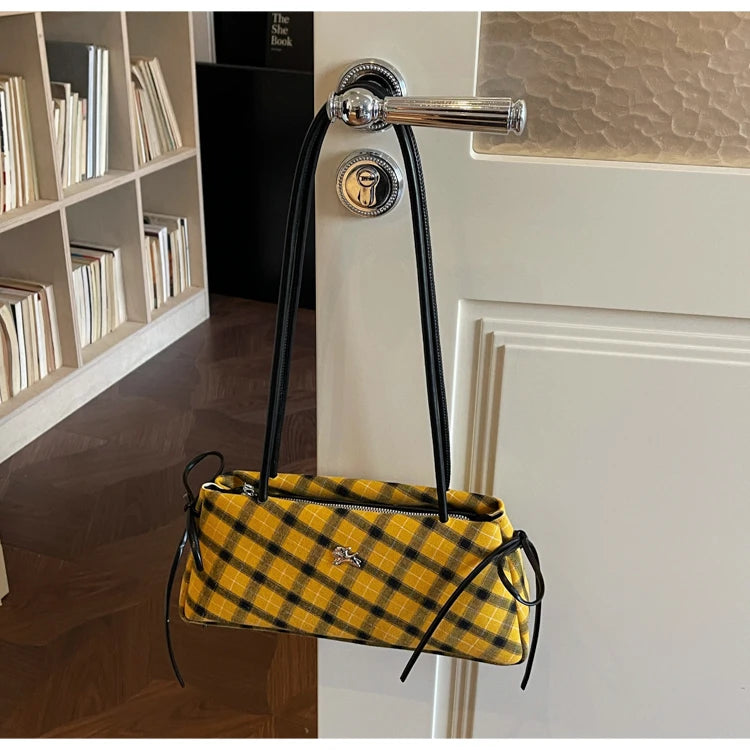 New Retro American Style Crossbody Bag Women's Handbag Fashionable Handheld Bag Casual Single Shoulder Bag Simple Style Handbag