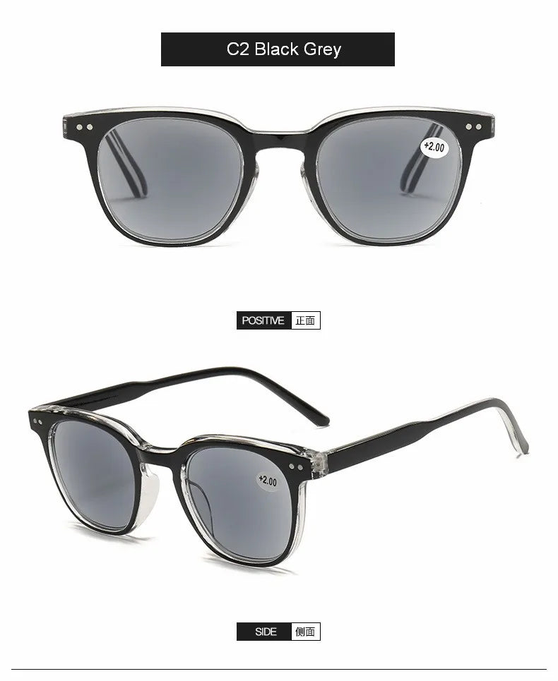 2025 Reading Sun Glasses For Women Men Classic Frame Outdoors Sunglasses Readers Presbyopia Eyeglasses +1.0~+4.0