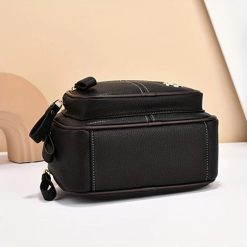 Women's PU Leather Flap Shoulder Bag — Versatile Luxury Handbag