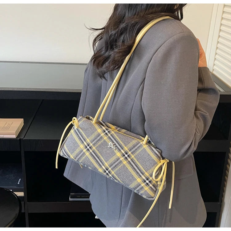 New Retro American Style Crossbody Bag Women's Handbag Fashionable Handheld Bag Casual Single Shoulder Bag Simple Style Handbag