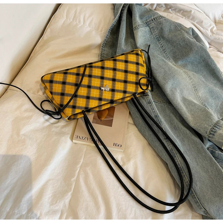 New Retro American Style Crossbody Bag Women's Handbag Fashionable Handheld Bag Casual Single Shoulder Bag Simple Style Handbag