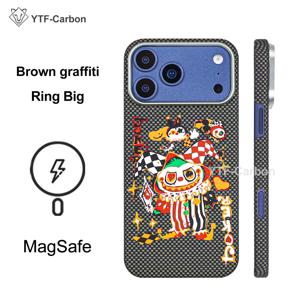 YTF Fiber for iPhone 17 17 Pro Max Mobile Phone Case Ultra-Thin Kevlar Aramid Phone Case Magnetic iPhone 17Pro 17 Air Phone Case
