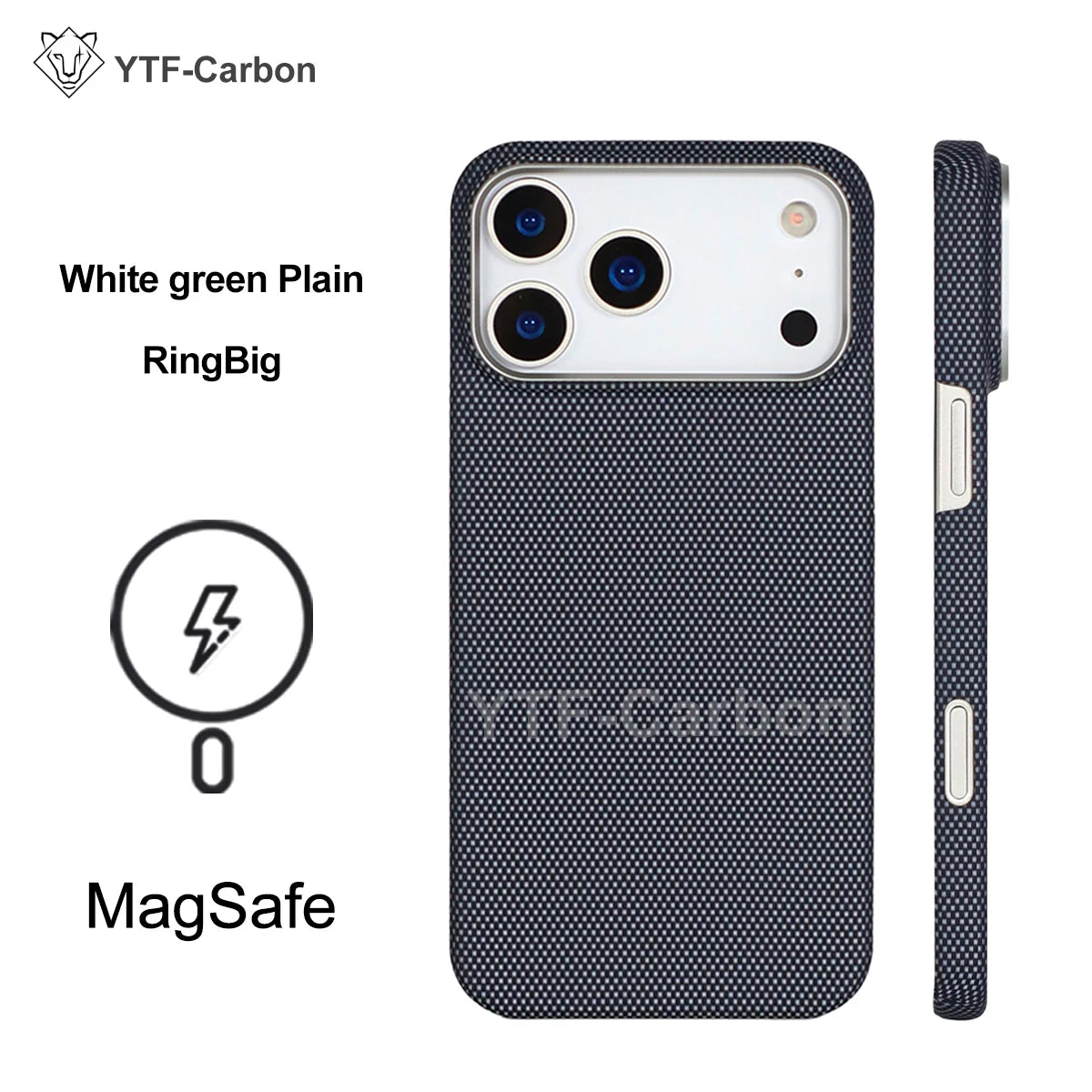 YTF Fiber for iPhone 17 17 Pro Max Mobile Phone Case Ultra-Thin Kevlar Aramid Phone Case Magnetic iPhone 17Pro 17 Air Phone Case