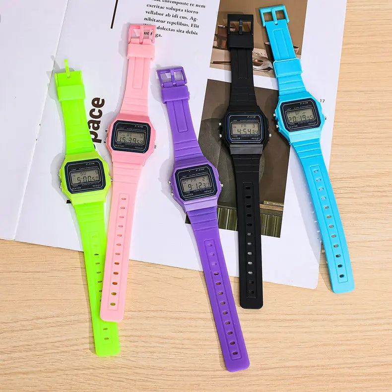 F91W Digital Watches for Men Women LED Electronic Wristwatch Waterproof Sports Military Watch Female Clock Relojes Digitales