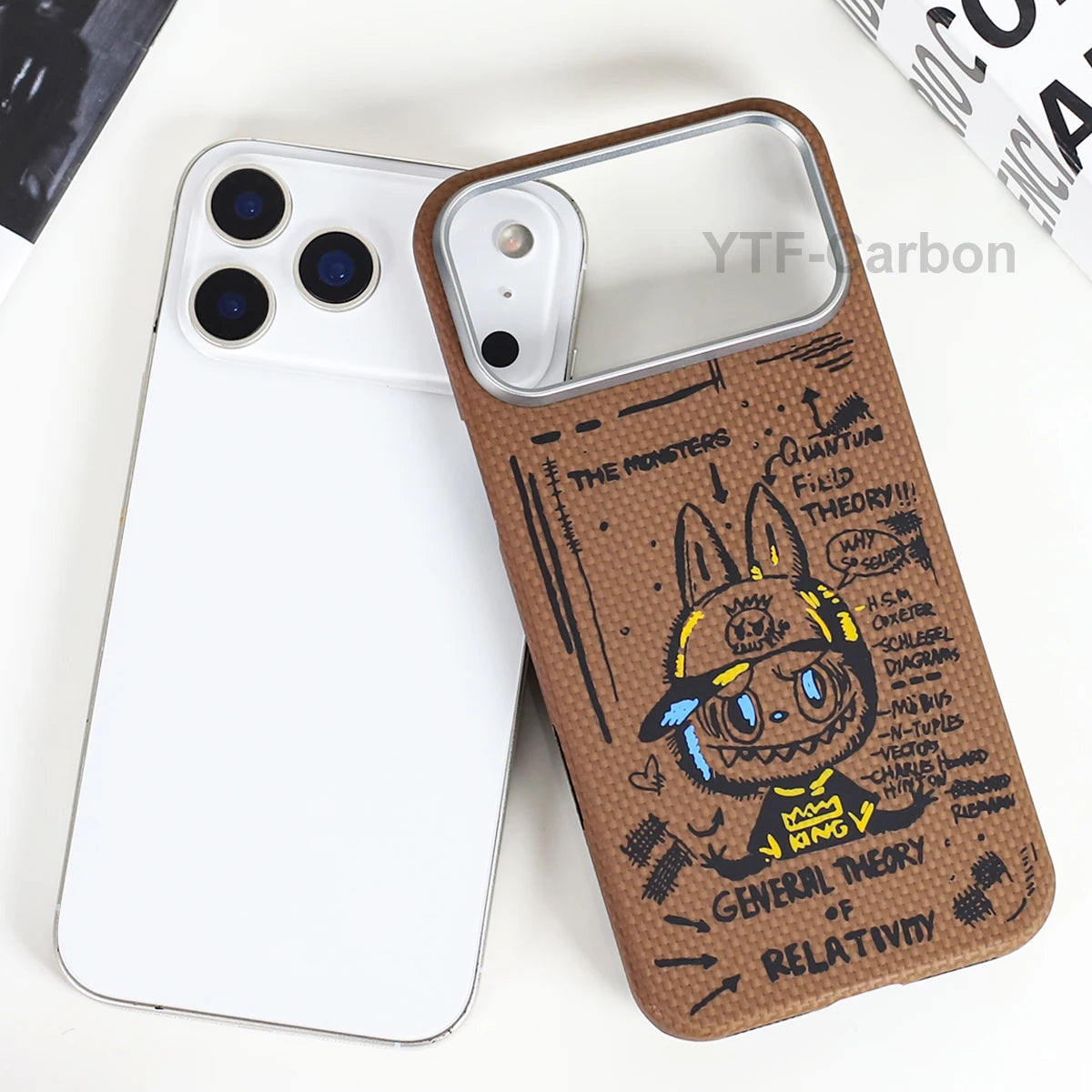 YTF Fiber for iPhone 17 17 Pro Max Mobile Phone Case Ultra-Thin Kevlar Aramid Phone Case Magnetic iPhone 17Pro 17 Air Phone Case