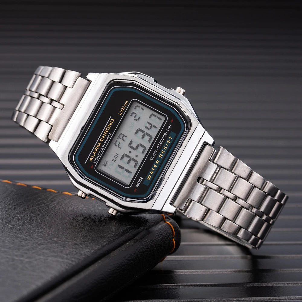 2025 Digital Watches For Men Sports Waterproof Bracelet Clock Gold Electronice LED Wristwatch Women Casual Montre Homme Relogio