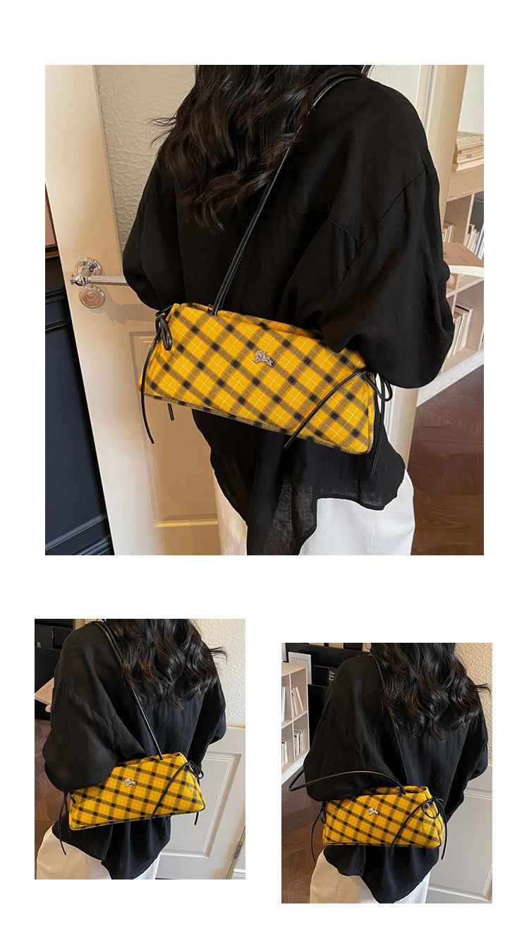 New Retro American Style Crossbody Bag Women's Handbag Fashionable Handheld Bag Casual Single Shoulder Bag Simple Style Handbag