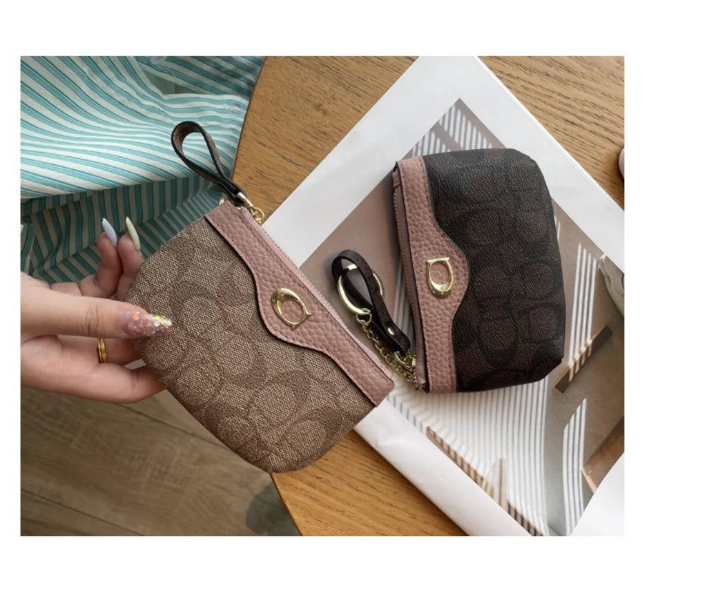 2026 New Classic Old Flower Small Wallet, Women's Mini Wallet, Coin Small Bag, Change Bag, Leather Wallet, Storage Bag, Card Bag