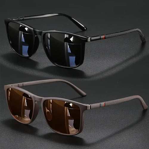 Luxury Square Vintage Sunglasses | UV400 Unisex Cycling & Travel Eyewear