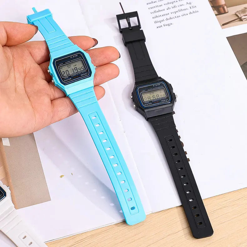 F91W Digital Watches for Men Women LED Electronic Wristwatch Waterproof Sports Military Watch Female Clock Relojes Digitales