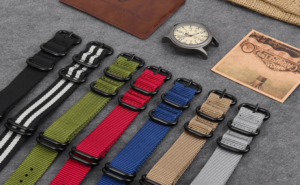 2026 TPW Field Watch Easy Reading Fabric Strap 24 Hours Display Quartz Movement