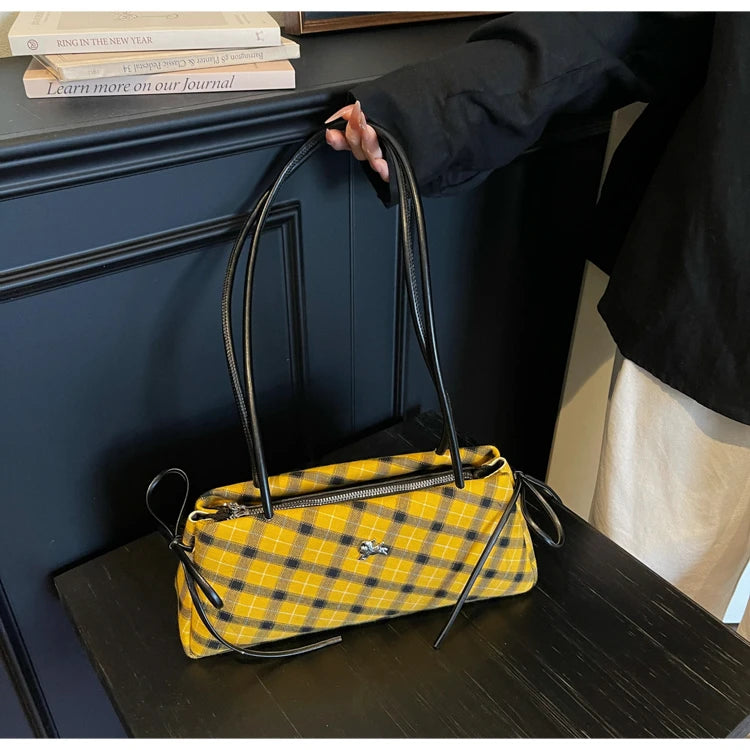 New Retro American Style Crossbody Bag Women's Handbag Fashionable Handheld Bag Casual Single Shoulder Bag Simple Style Handbag