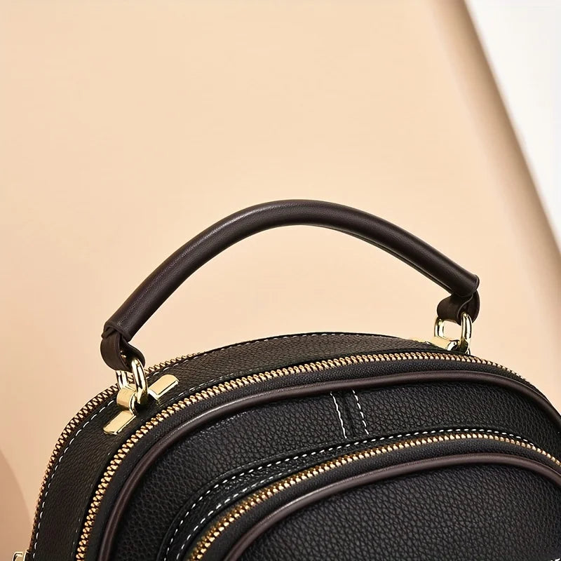 Women's PU Leather Flap Shoulder Bag — Versatile Luxury Handbag