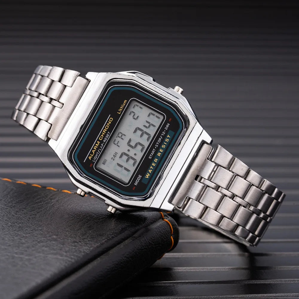 2025 Digital Watches For Men Sports Waterproof Bracelet Clock Gold Electronice LED Wristwatch Women Casual Montre Homme Relogio