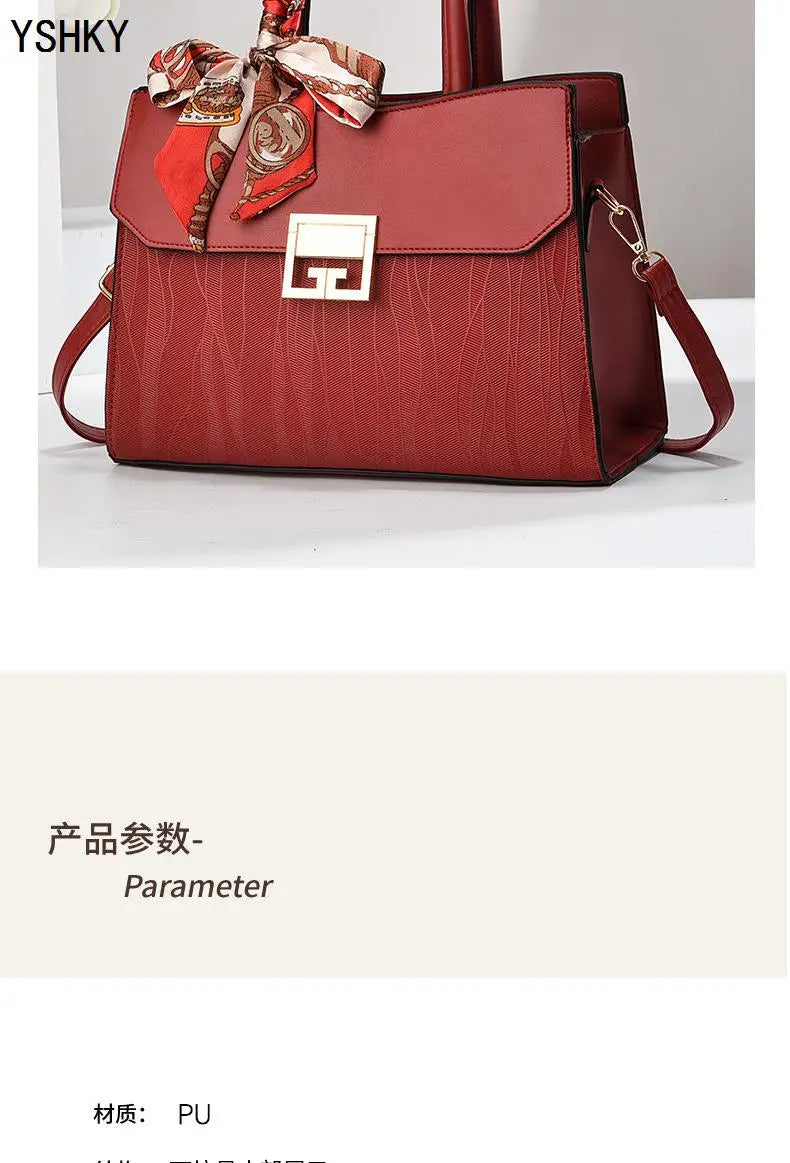 Women's Faux Suede Tote & Crossbody Bag — Versatile Shoulder Handbag