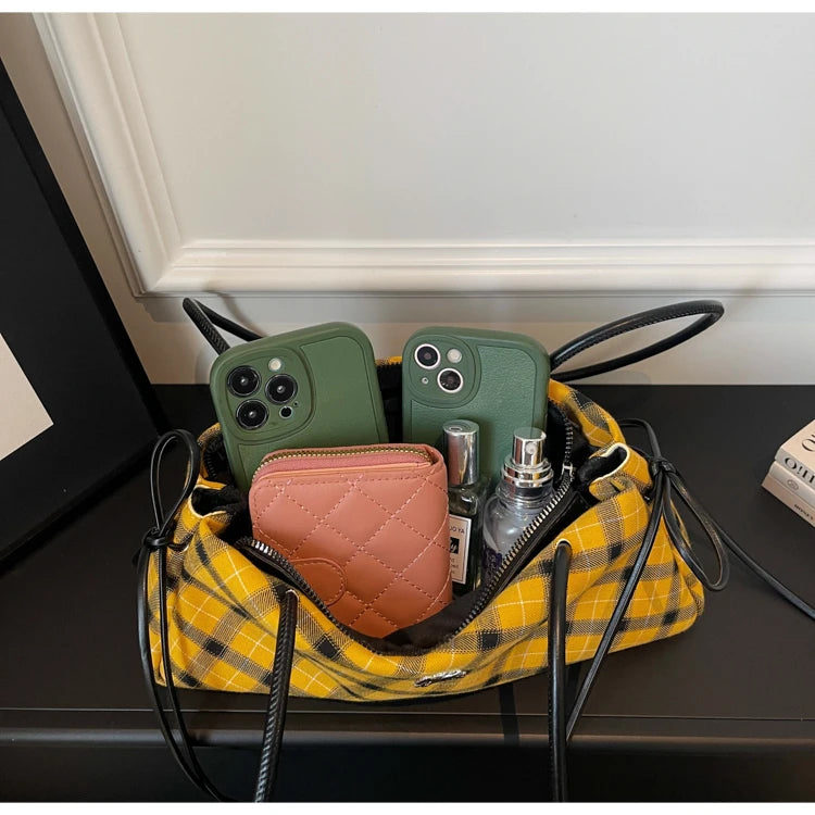 New Retro American Style Crossbody Bag Women's Handbag Fashionable Handheld Bag Casual Single Shoulder Bag Simple Style Handbag