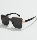 Men Women Frameless Square Sunglasses Luxury Brand Design Fashion Vintage Sun Glasses Square Alloy Frames Shades Eyewear UV400