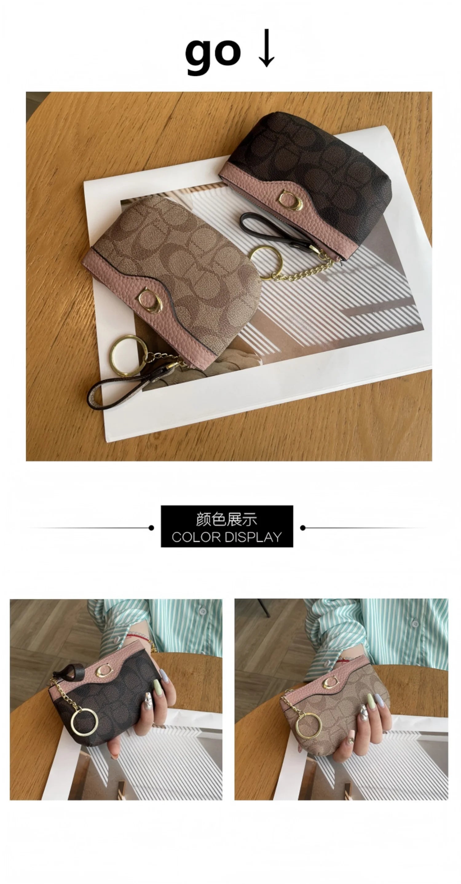 2026 New Classic Old Flower Small Wallet, Women's Mini Wallet, Coin Small Bag, Change Bag, Leather Wallet, Storage Bag, Card Bag