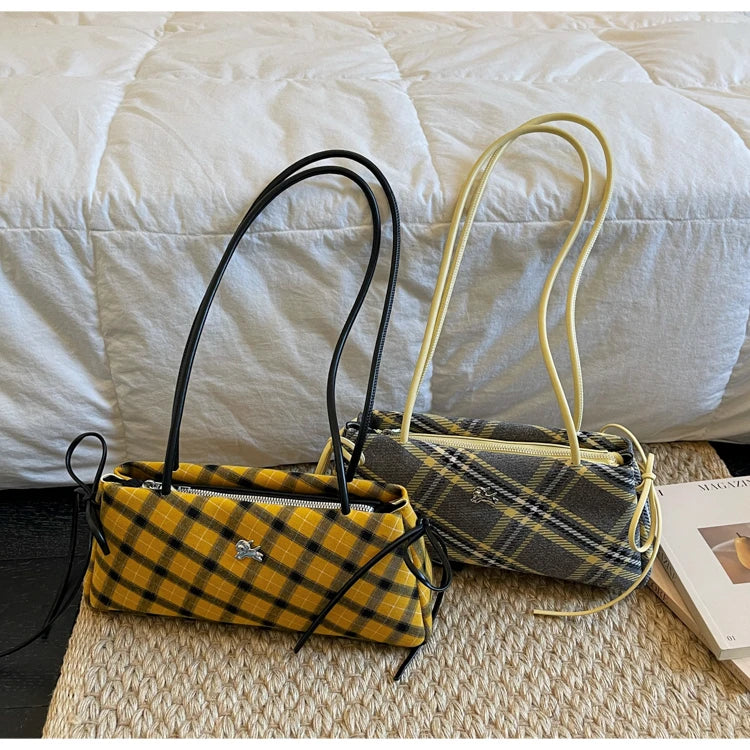 New Retro American Style Crossbody Bag Women's Handbag Fashionable Handheld Bag Casual Single Shoulder Bag Simple Style Handbag