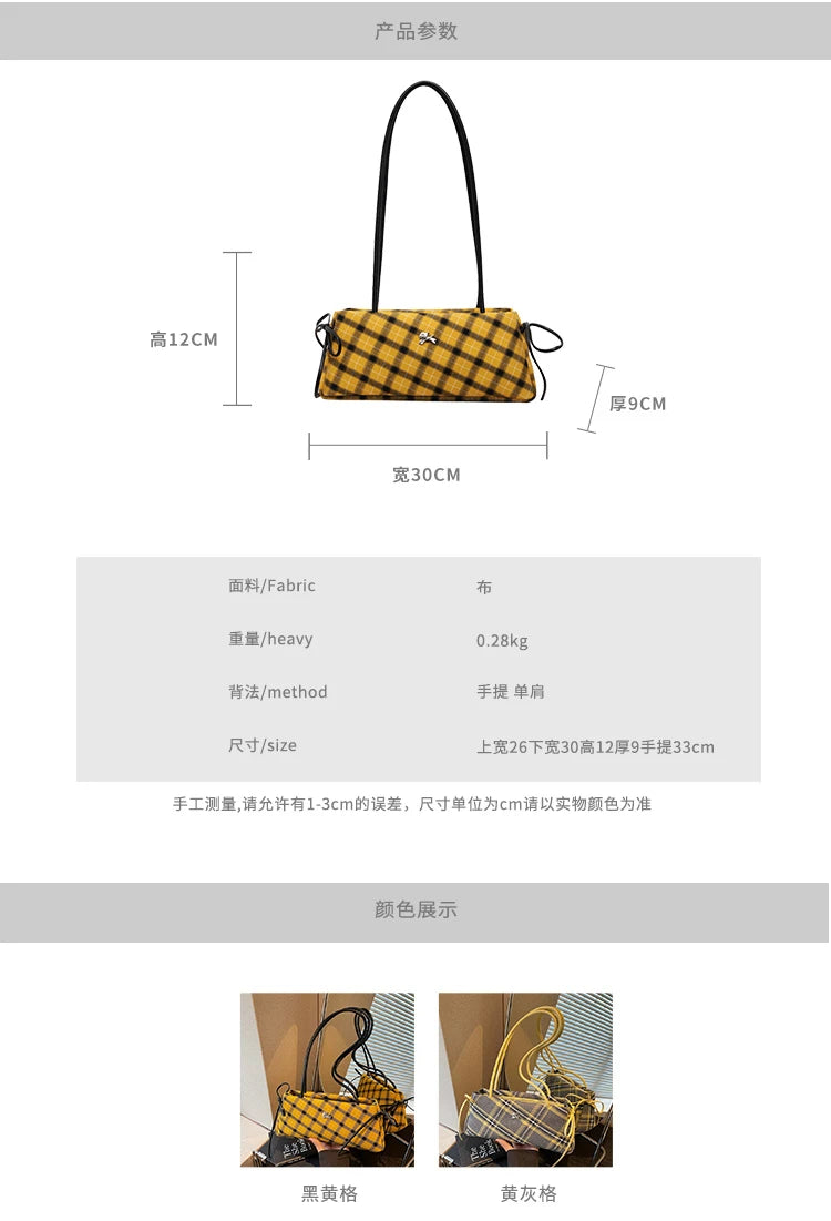New Retro American Style Crossbody Bag Women's Handbag Fashionable Handheld Bag Casual Single Shoulder Bag Simple Style Handbag