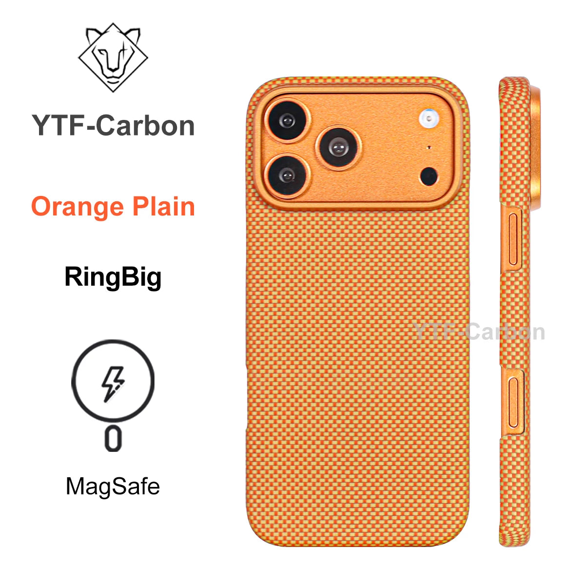 YTF Fiber for iPhone 17 17 Pro Max Mobile Phone Case Ultra-Thin Kevlar Aramid Phone Case Magnetic iPhone 17Pro 17 Air Phone Case