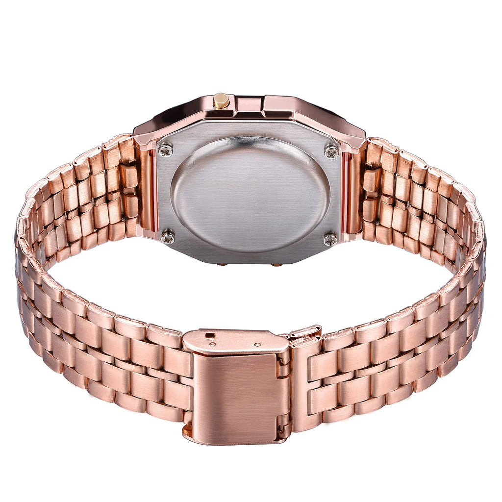 2025 Digital Watches For Men Sports Waterproof Bracelet Clock Gold Electronice LED Wristwatch Women Casual Montre Homme Relogio