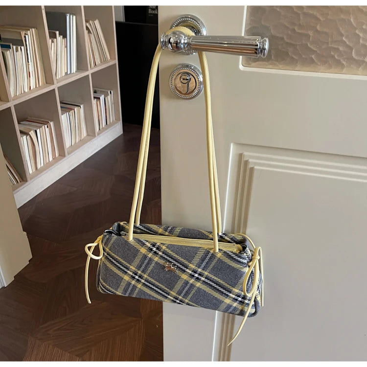 New Retro American Style Crossbody Bag Women's Handbag Fashionable Handheld Bag Casual Single Shoulder Bag Simple Style Handbag