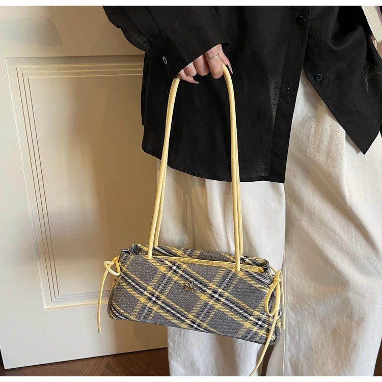 New Retro American Style Crossbody Bag Women's Handbag Fashionable Handheld Bag Casual Single Shoulder Bag Simple Style Handbag