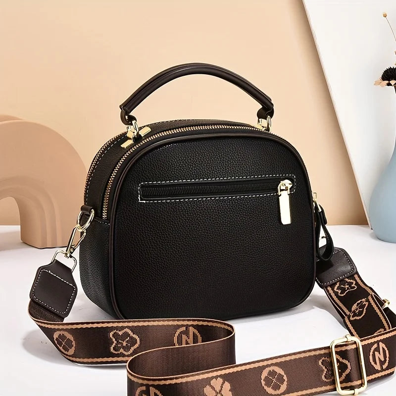 Women's PU Leather Flap Shoulder Bag — Versatile Luxury Handbag