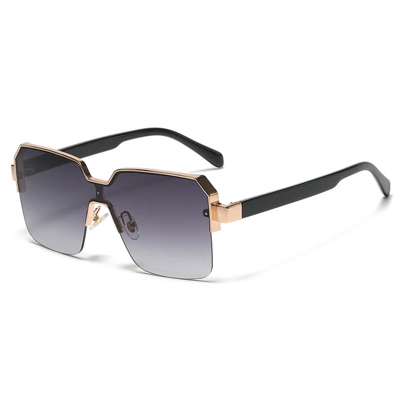 Men Women Frameless Square Sunglasses Luxury Brand Design Fashion Vintage Sun Glasses Square Alloy Frames Shades Eyewear UV400