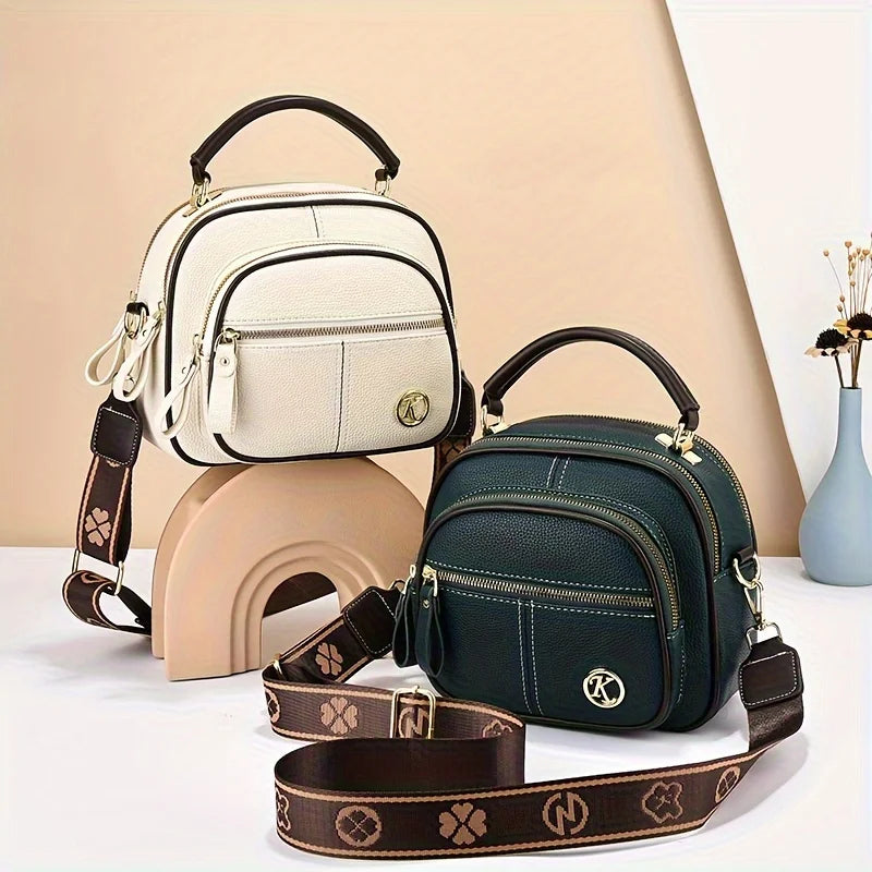 Women's PU Leather Flap Shoulder Bag — Versatile Luxury Handbag