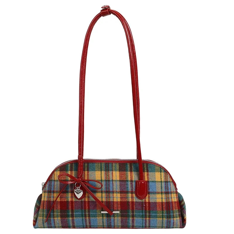 New Retro American Style Crossbody Bag Women's Handbag Fashionable Handheld Bag Casual Single Shoulder Bag Simple Style Handbag