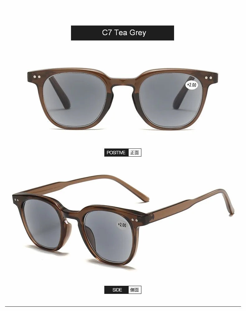 2025 Reading Sun Glasses For Women Men Classic Frame Outdoors Sunglasses Readers Presbyopia Eyeglasses +1.0~+4.0