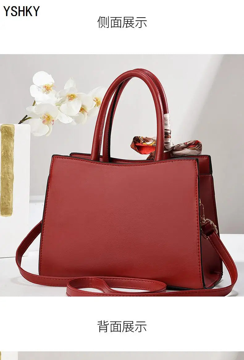 Women's Faux Suede Tote & Crossbody Bag — Versatile Shoulder Handbag