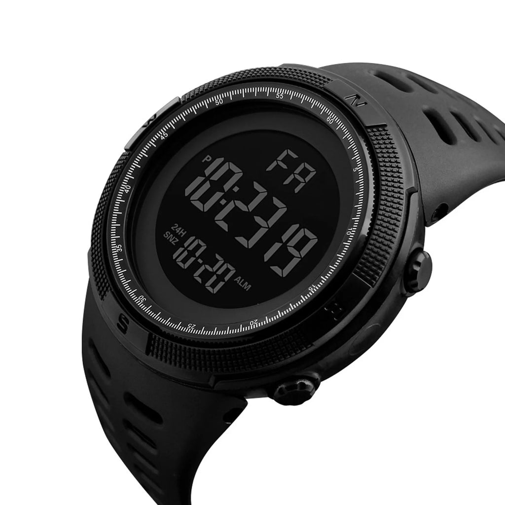 Men Digital Sports Watch Waterproof Casual Luminous Stopwatch Alarm Simple Army Watch for Running Climbing Fishing