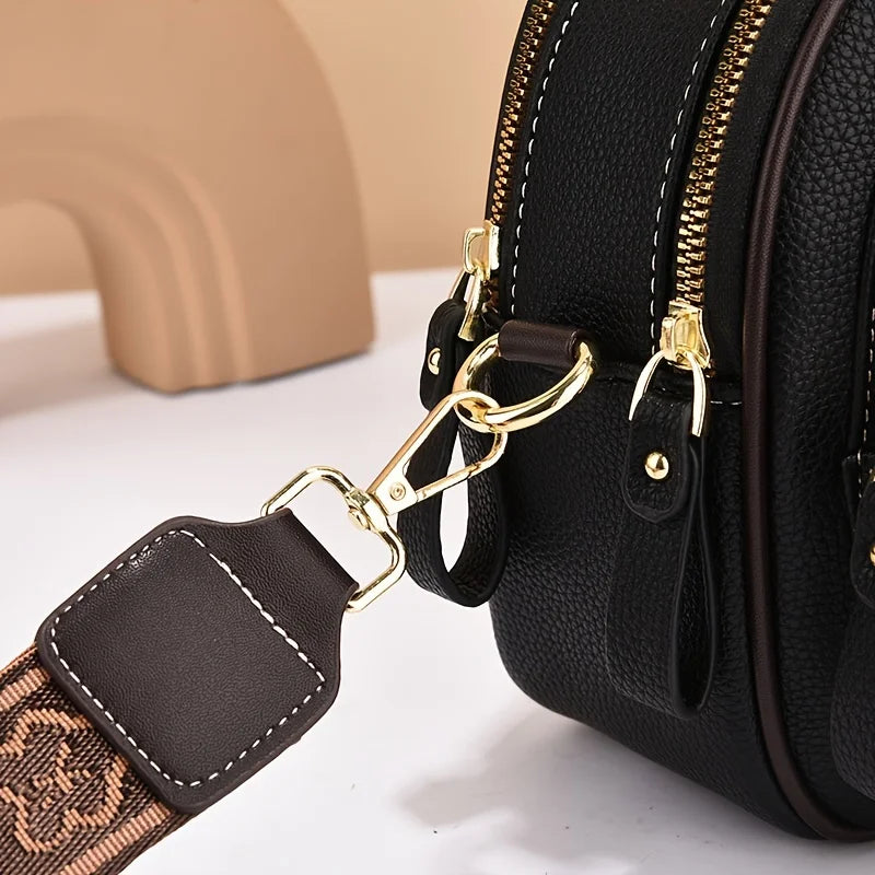 Women's PU Leather Flap Shoulder Bag — Versatile Luxury Handbag