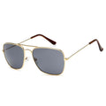 Shonemes Square Sunglasses Vintage Double Bridge Driving Shades Metal Frame Outdoor UV400 Sun Glasses for Men Women