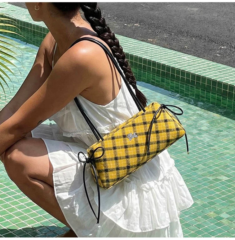 New Retro American Style Crossbody Bag Women's Handbag Fashionable Handheld Bag Casual Single Shoulder Bag Simple Style Handbag